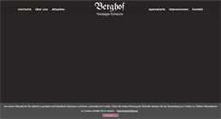 Desktop Screenshot of berghof-holschuh.de